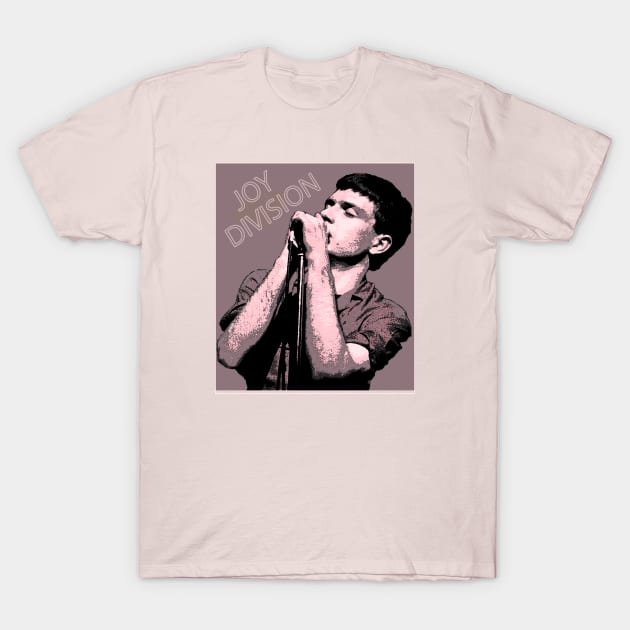 Ian Curtis Art T-Shirt by Twrinkle